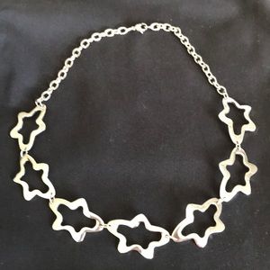 Star necklace silver NWOT
